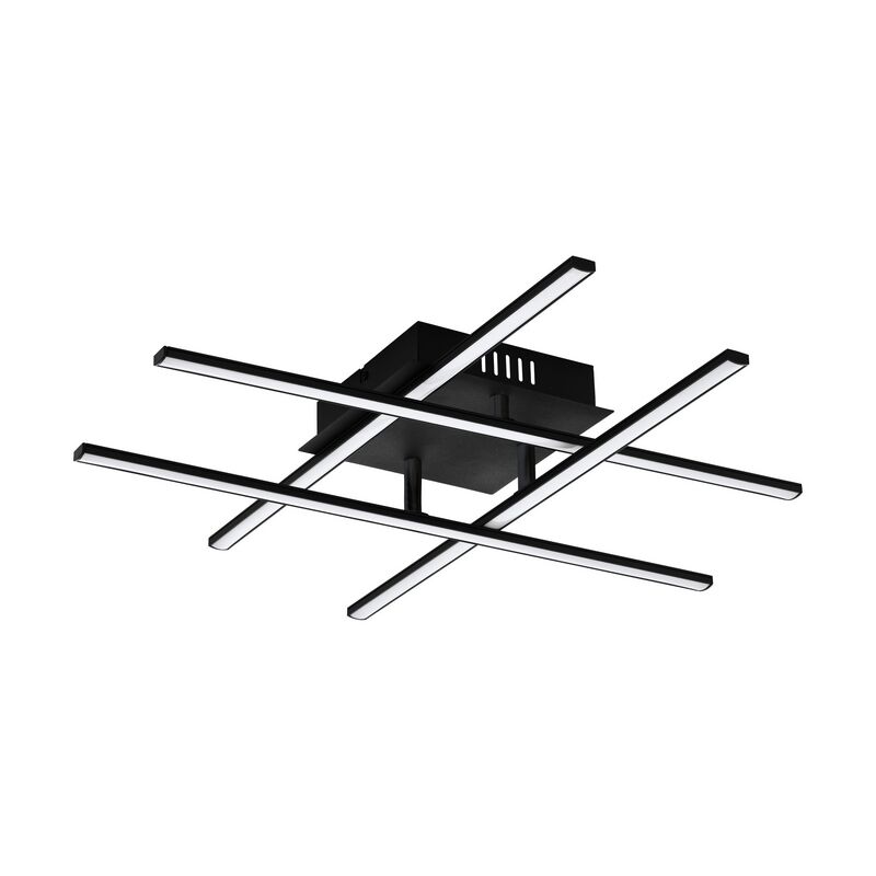 Sort modern plafond stål, Arantxa, 21W, 3000K LED