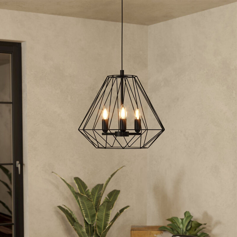 Sort industri pendler lampe aluminium, Kwok