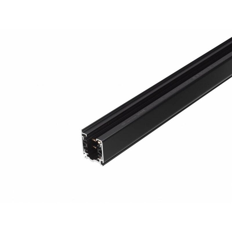 Sort 3-faset skinne, 1 meter