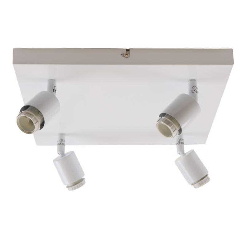 Aluminium roset hvid, Rika