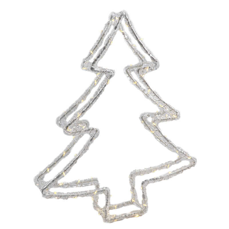 LED-juletræ, 80 varmhvide LED'er, IP44