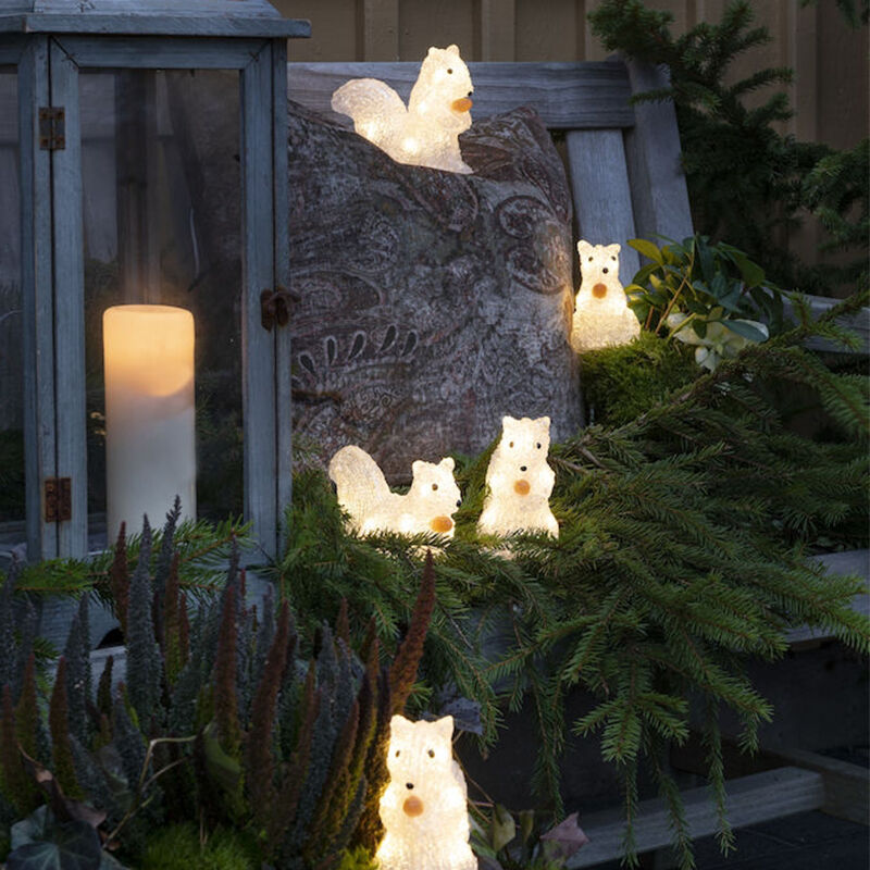 5 LED egern, til indendørs og udendørs