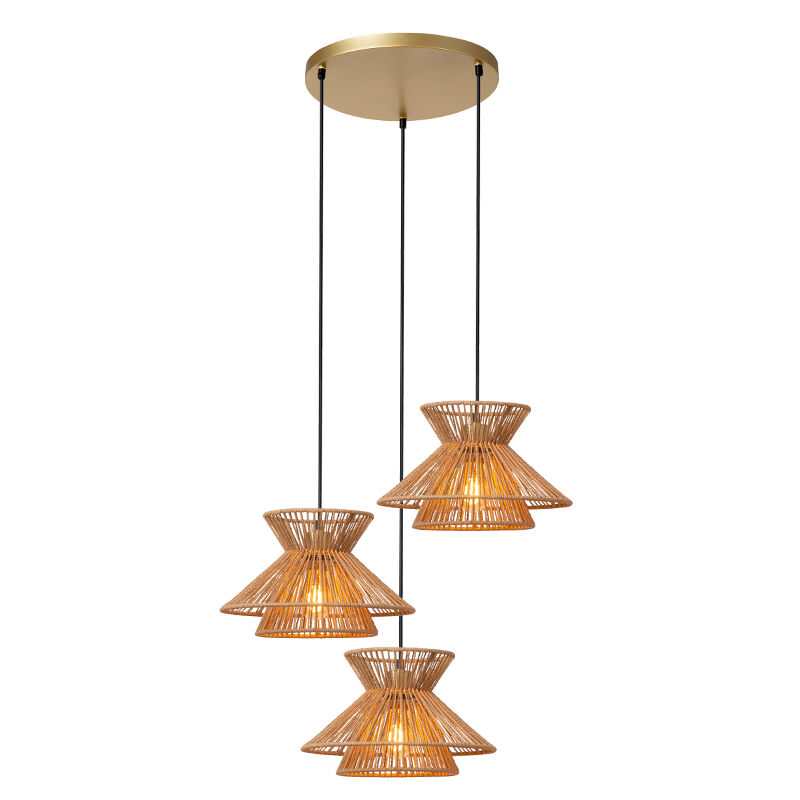 Rattan pendler lampe brun, Tasman