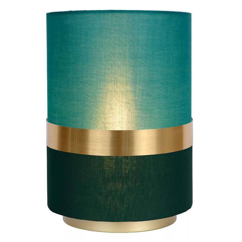 Guld bordlampe retro, Tusse, med brytare
