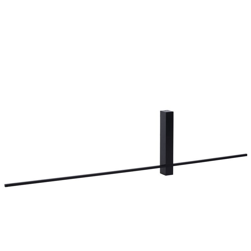 Sort væglampe modern, Segin, 10W, 2700K LED