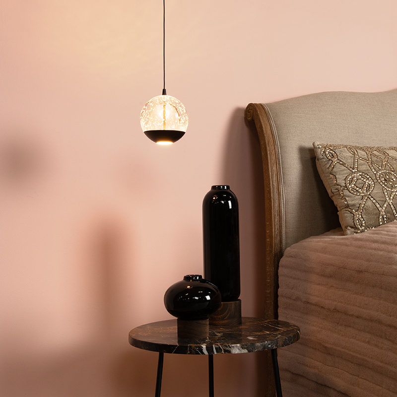 Sort pendler lampe modern, Sentubal, 6,3W, 2700K LED