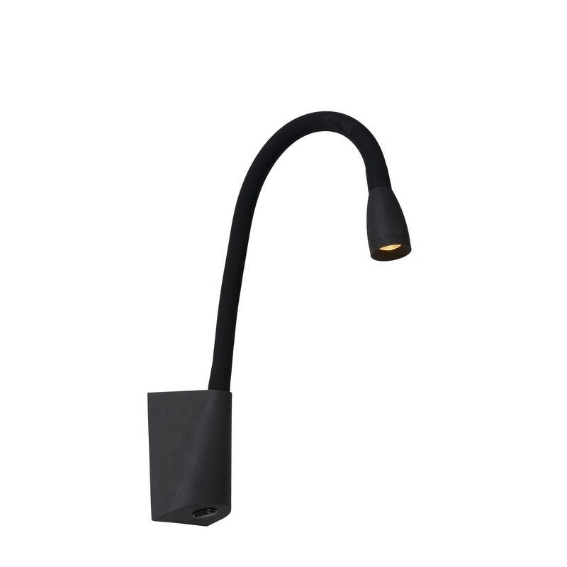 Sort væglampe modern, Galen, 3W, 3000K LED, med brytare