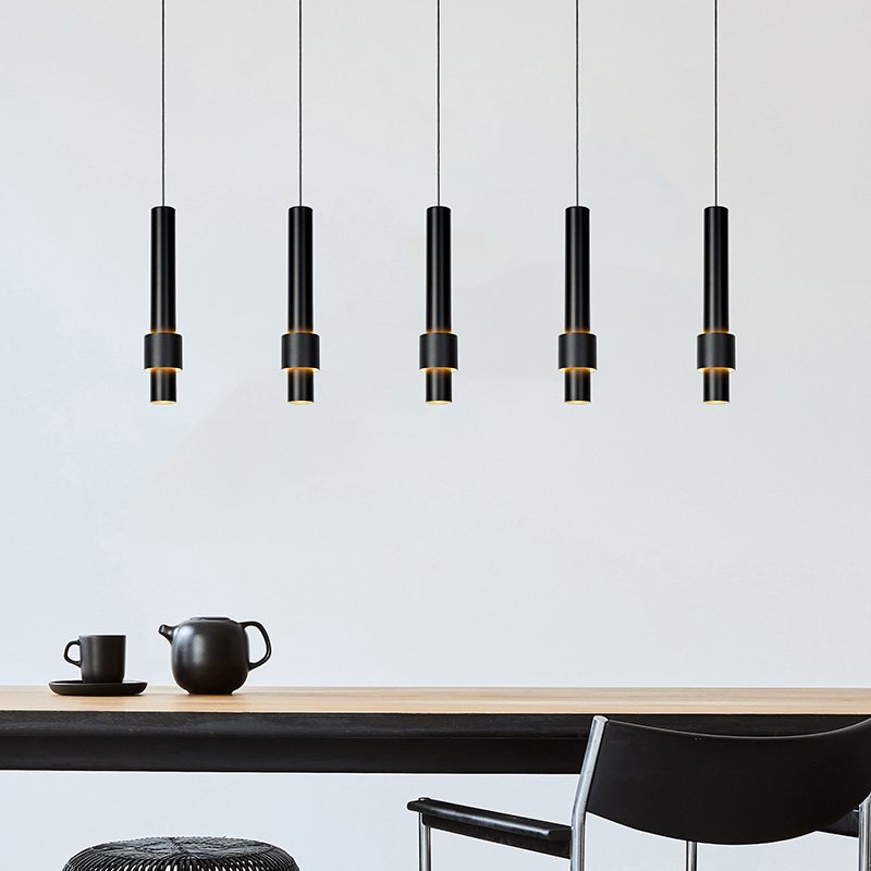 Sort pendler lampe modern, Margary, 4,2W, 2700K LED