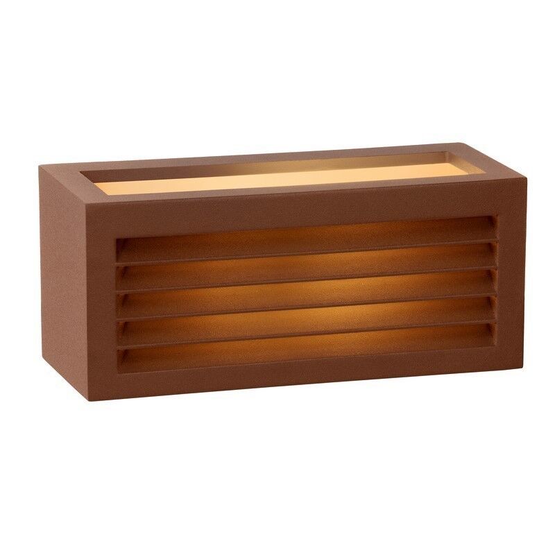 Rustfarvet udendørslampe modern, Dimo, IP54