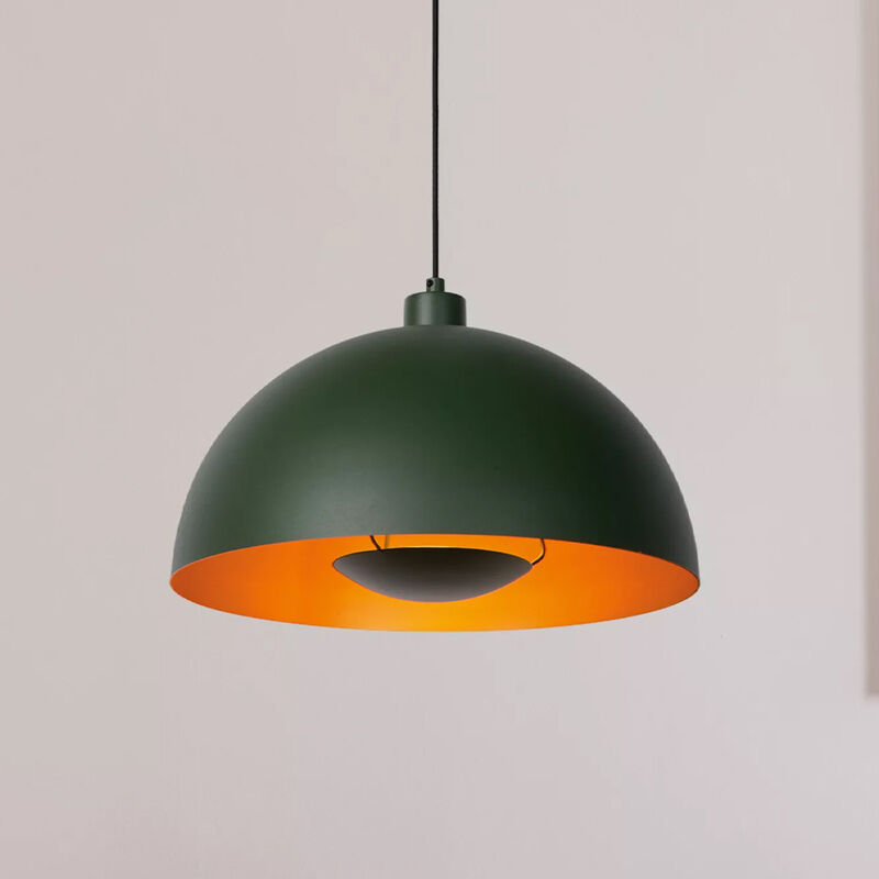 Grøn pendler lampe modern, Siemon
