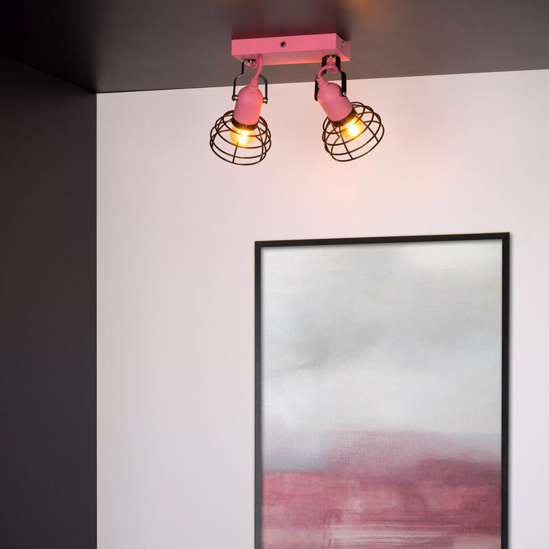 Lyserød loftspot til børneværelse modern, Paulien