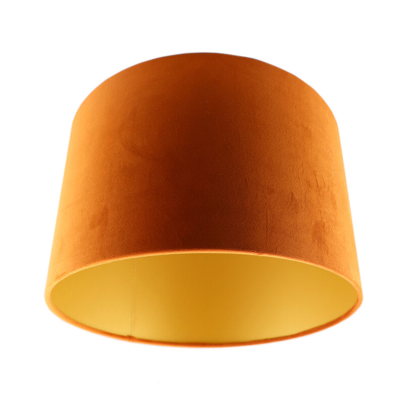 Modern velour lampeskærm guld, Madelyn