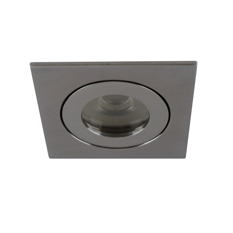 Krom modern indbygningsspot badeværelse aluminium, Dorx, IP44