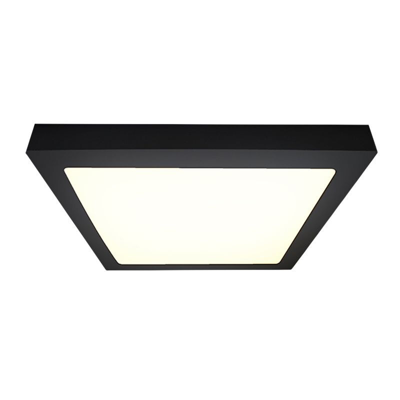 Aluminium plafond sort, Rolo, 24W, 4000K LED