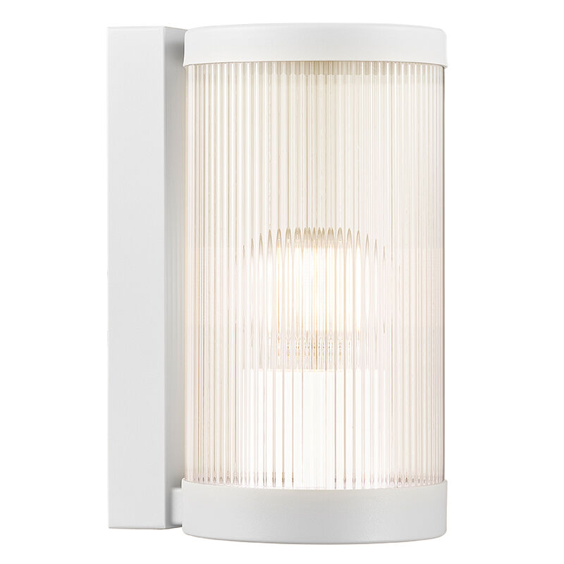 Hvid udendørslampe retro, Coupar, IP54