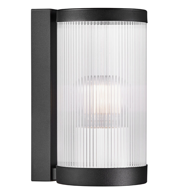 Sort udendørslampe retro, Coupar, IP54