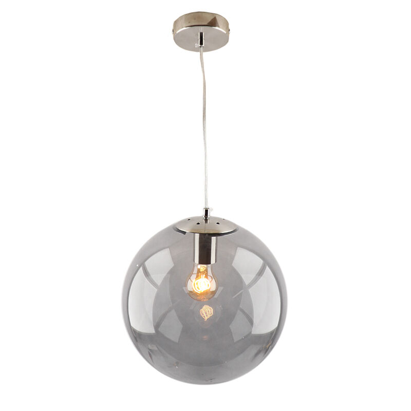 Design pendler lampe nikkel, Dolf