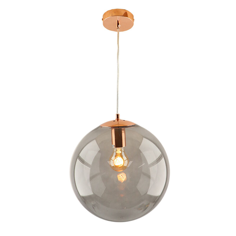 Design pendel lampe spisebord kobber, Dolf