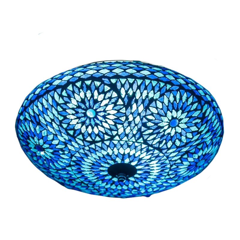 Blå orientalsk plafond mosaik, Louay