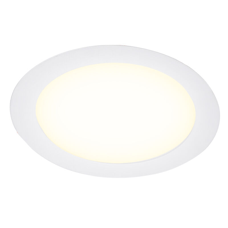 Hvid downlight aluminium, Umbriel, 6W, 4000K LED, IP44