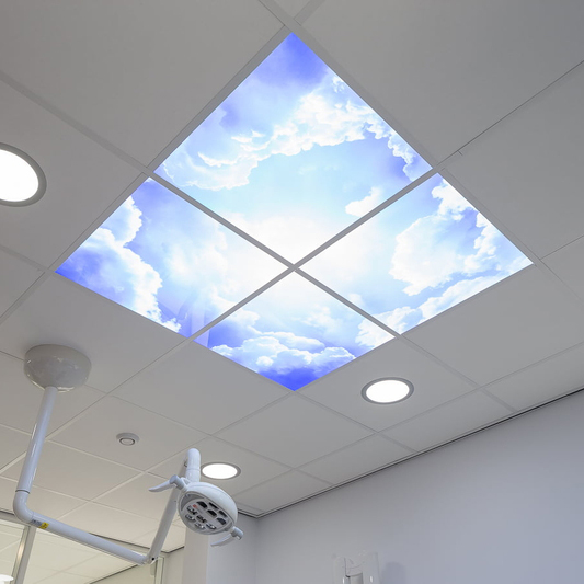 Fotoprintsky - sæt med 3 akrylplader med print, til 60x60 cm LED paneler