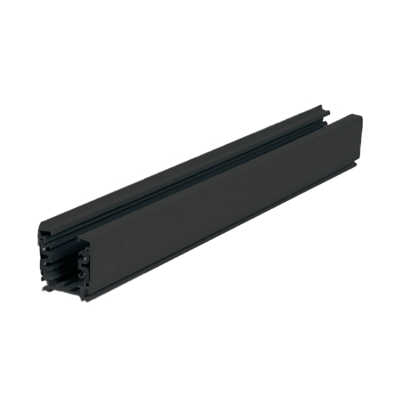 3-faset skinne, 1 meter, sort, Pro
