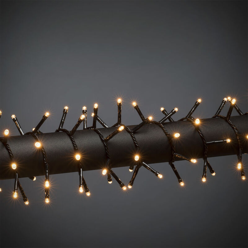 9m LED udendørs julelys, 120 varmhvide lys
