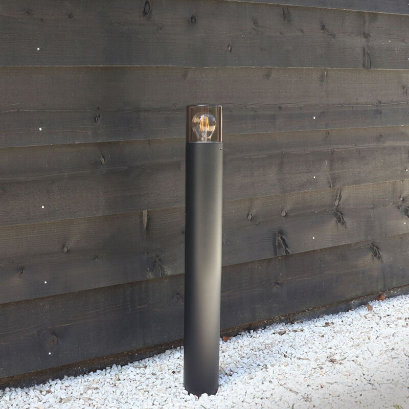 Modern udendørslampe sort, Sanel, IP44
