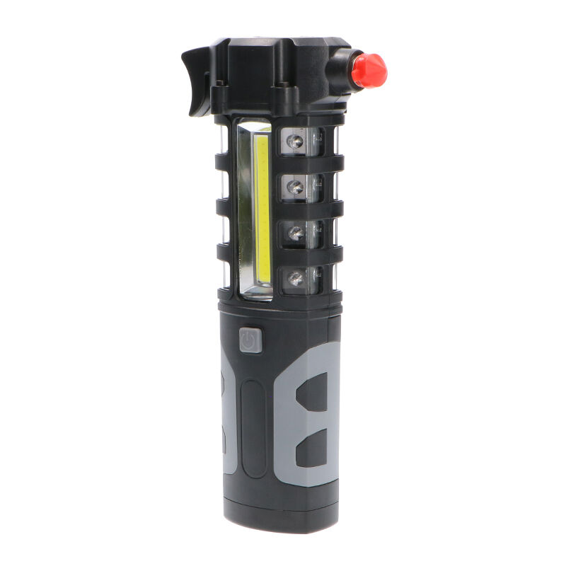 Sort håndlampe plast, Charley, 3W, 6500K LED