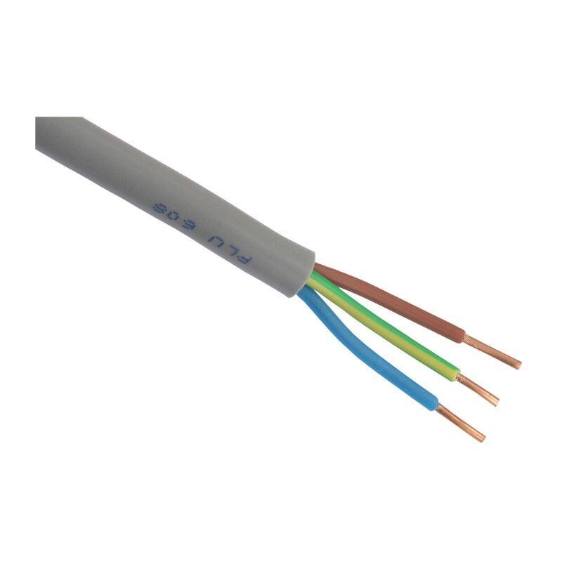 5 meter Yderkabel XMVK 3 x 2,5 mm, Grå
