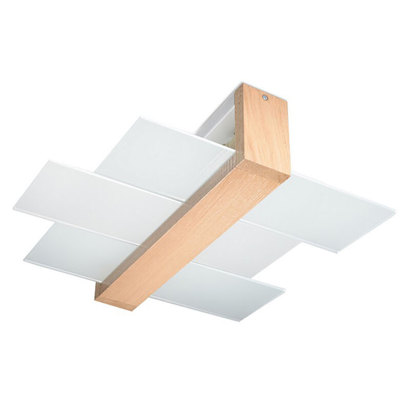 Glas loftlampe brun, Fouzia