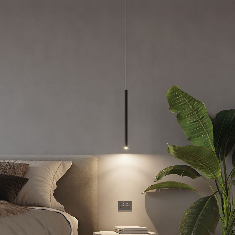 Aluminium pendler lampe sort, Hillary