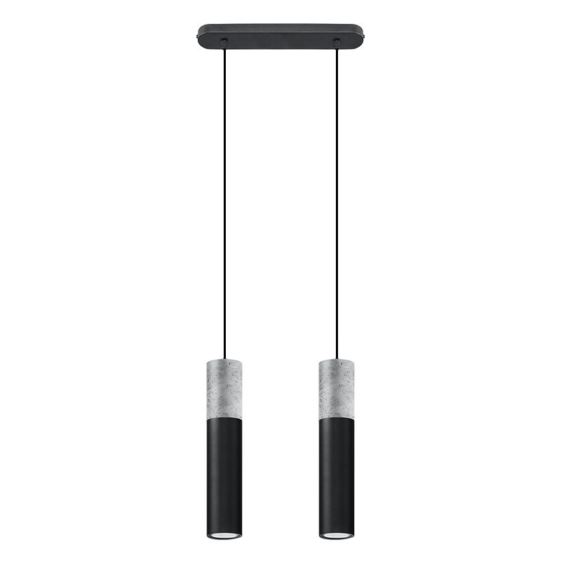 Beton pendler lampe grå, Fardou