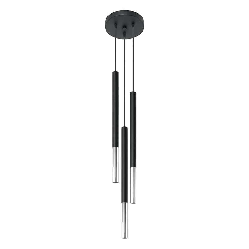 Aluminium pendler lampe krom, Ilonca