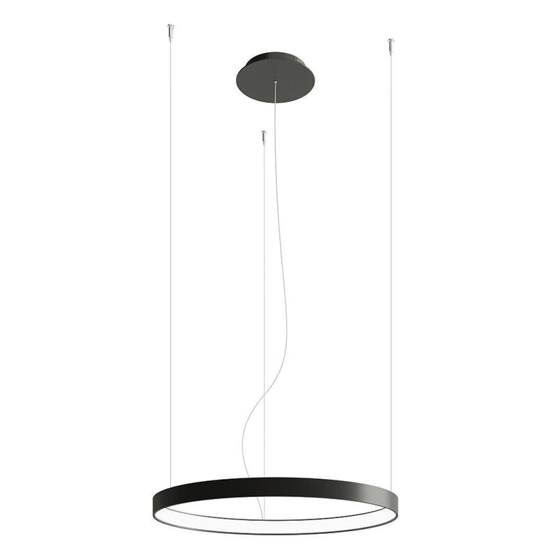 Aluminium pendler lampe sort, Ringo, 30W, 3000K LED