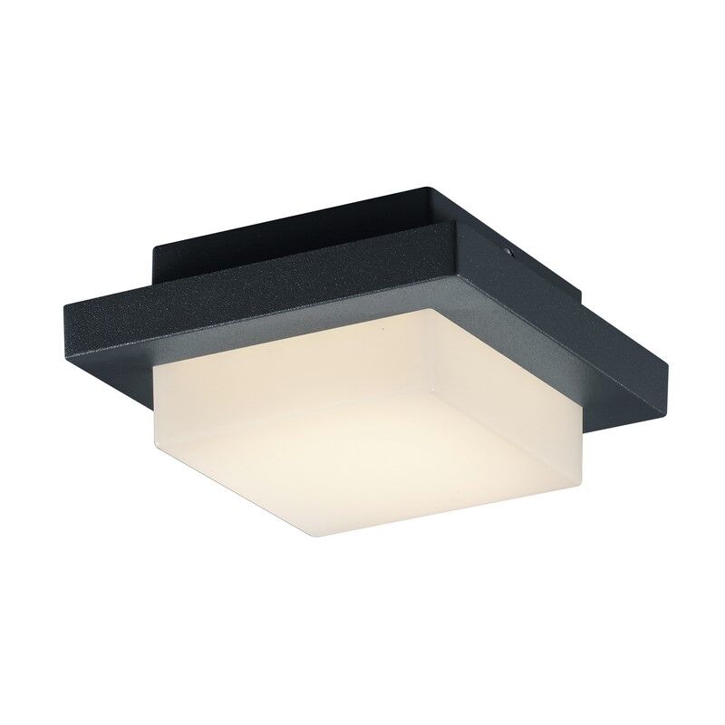 Antracit udendørslampe aluminium, Bletchley, 3,5W, 3000K LED, IP54