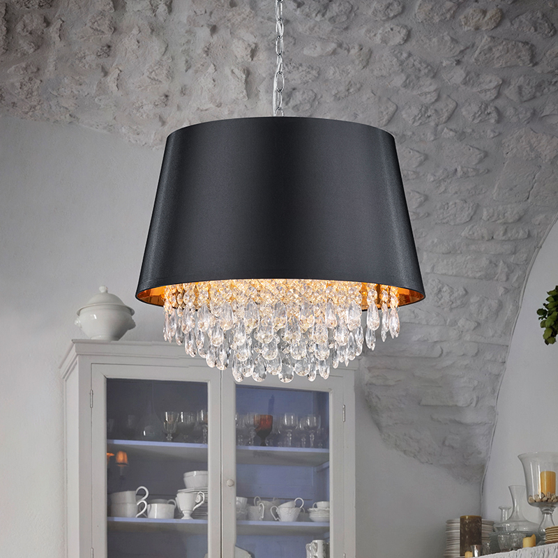 Krom pendler lampe modern, Asiya