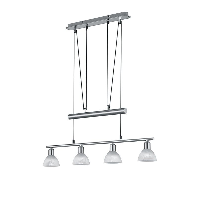 Nikkel pendler lampe modern, Gustav