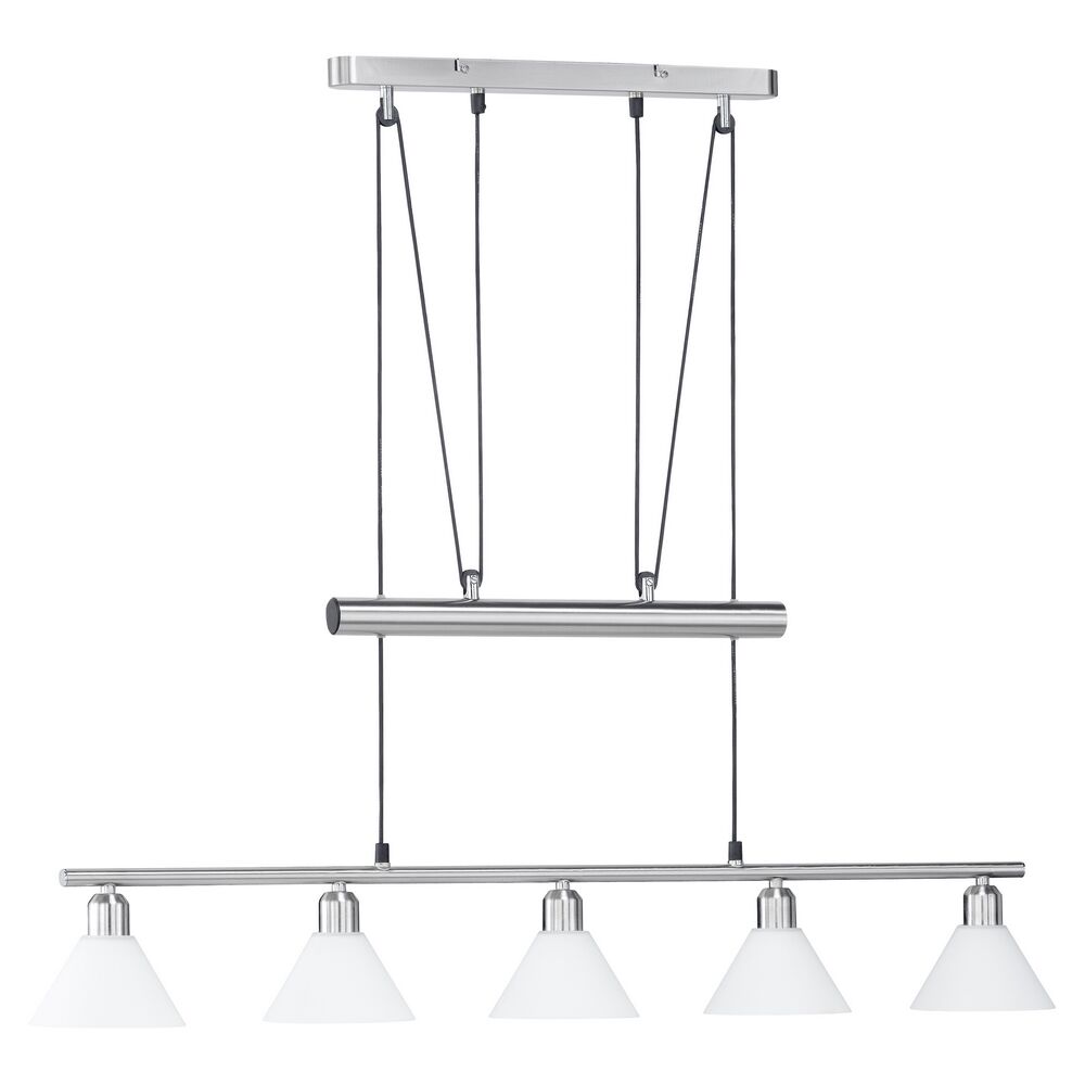 Nikkel pendler lampe klassisk, Portland