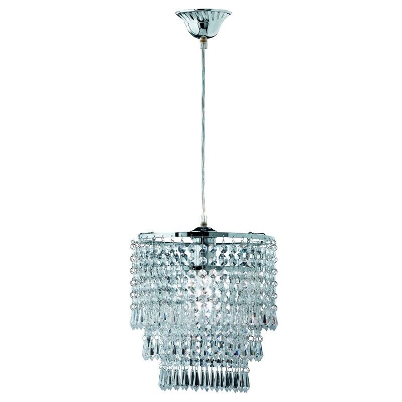 Krom pendler lampe design, Allison