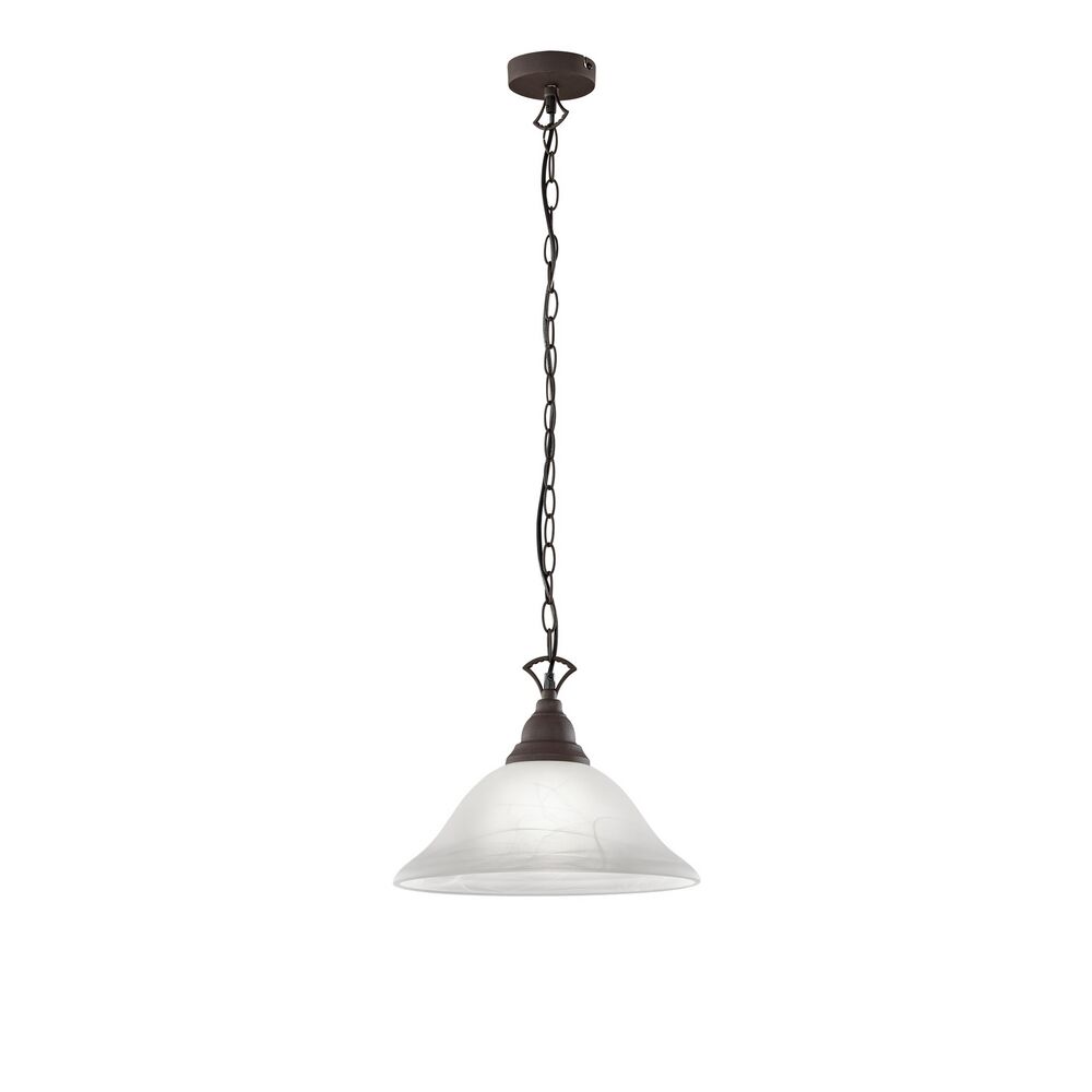 Hvid pendler lampe klassisk, Jared