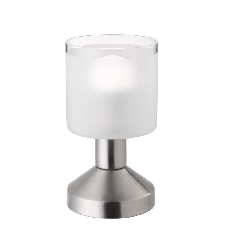 Nikkel bordlampe modern, Vilou, med brytare