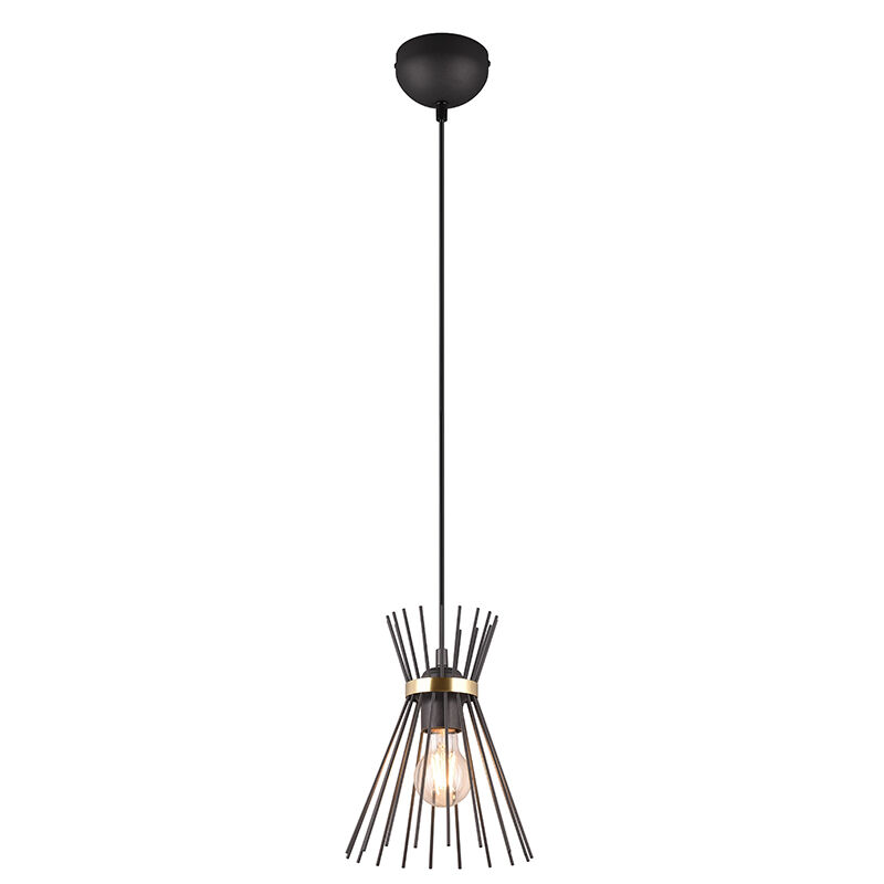 Sort pendler lampe industri, Fransiscus