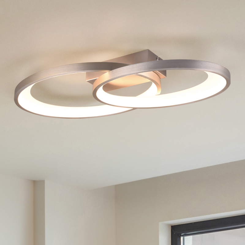 Nikkel plafond modern, Ersan, 25W, 3000K LED