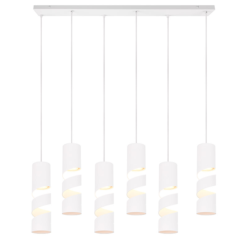 Hvid pendler lampe design, Marouan