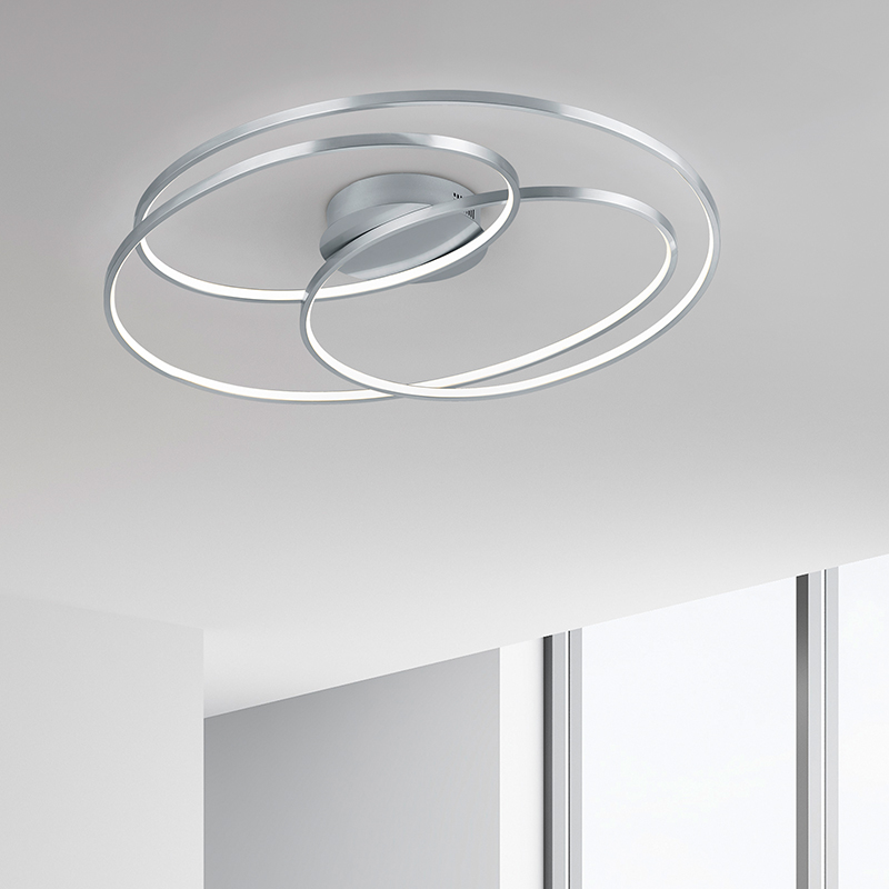 Nikkel plafond modern, Sabra, 50W, 3000K LED
