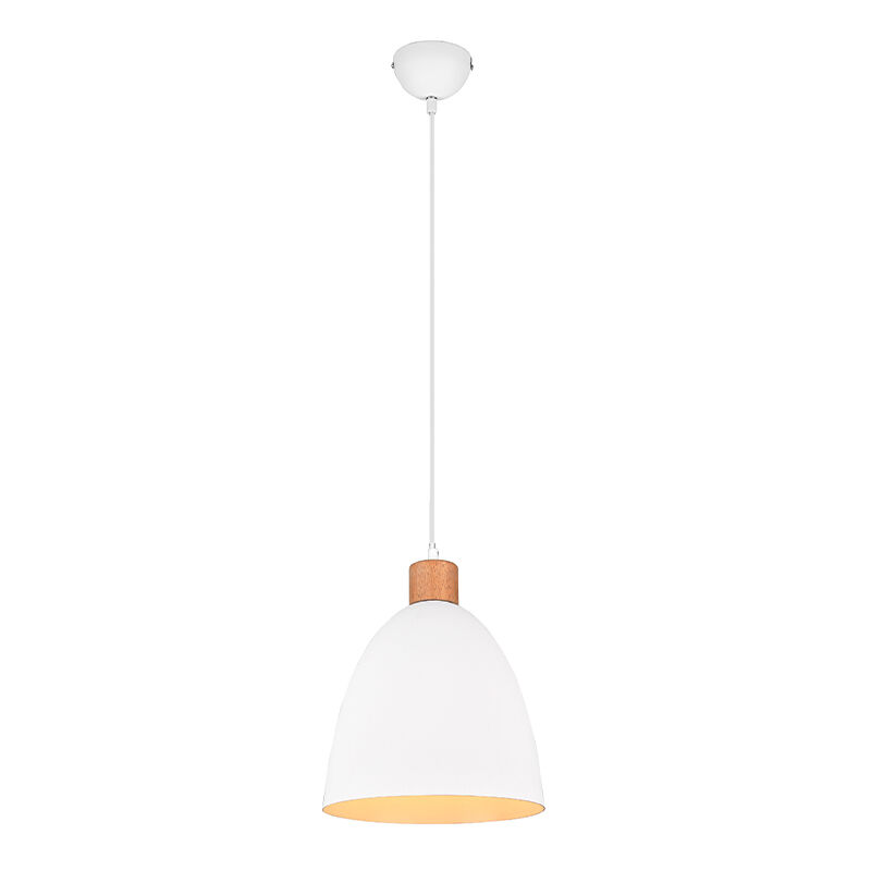 Hvid pendler lampe modern, Casparus