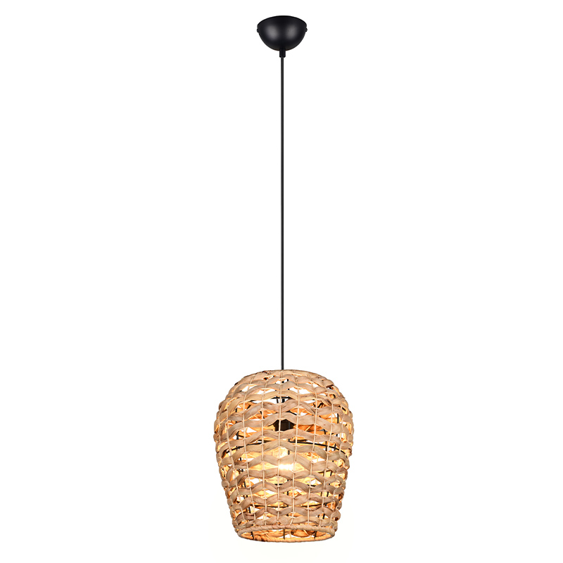 Rattan pendler lampe brun, Lycke