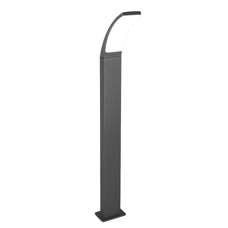 Antracit udendørslampe modern, Popke, 12,5W, 4000K LED, IP44