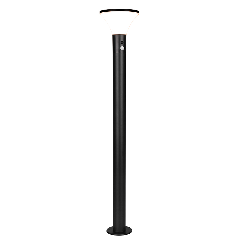 Sort udendørslampe gulvlampe solcelle modern, Nebahat, 3W, 4000K LED, IP44